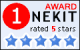 AWARD - Onekit.com - Rated 5 Stars
