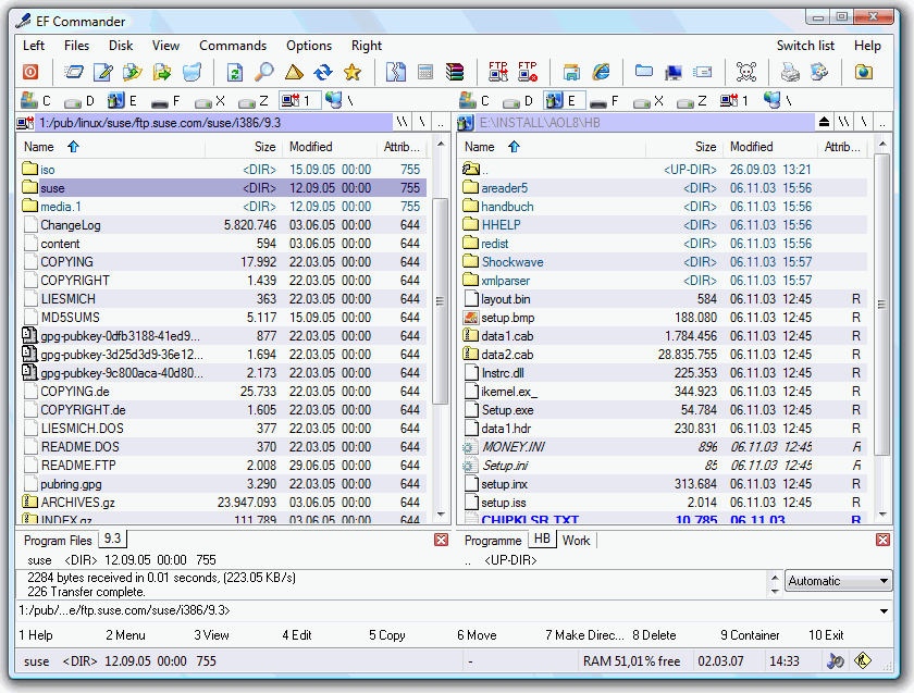 Windows 8 Portable EF Commander full